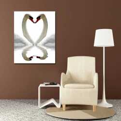 Kuğular Kanvas Tablo - 