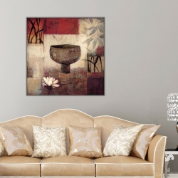 Kupa Saksı Kanvas Tablo - 