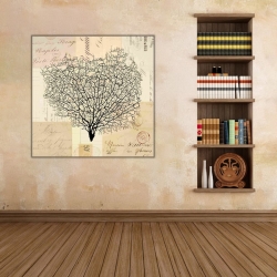 Kuru Ağaç Gövdesi Kanvas Tablo 1 - 