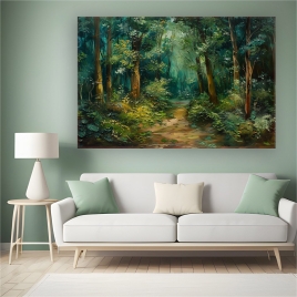 Kuytu Orman Kanvas Tablo - 