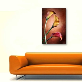 Üç Lale - Çiçek Tablosu - 