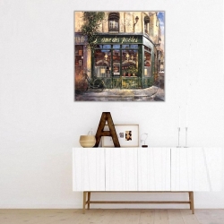 Lames Des Potes Kafe Kanvas Tablo - 