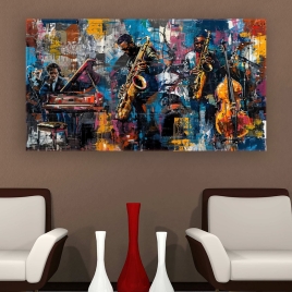 Last Night Caz Bar Kanvas Tablo II - 