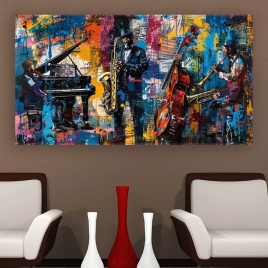 Last Night Caz Bar Kanvas Tablo - 