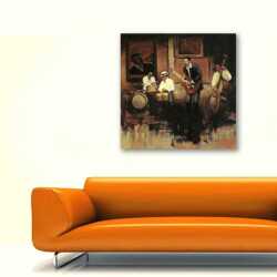 Latin Jazz Kanvas Tablo - 