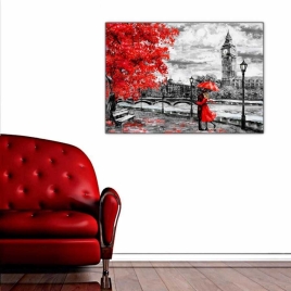 Londra Saat Kulesi Tablosu - 