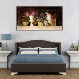 March Antica Panoramik Kanvas Tablo - 