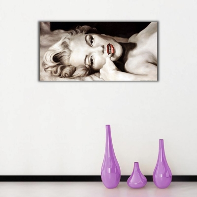 Marilyn Monroe Panoramik Kanvas Tablo 2