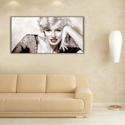 Marilyn Monroe Panoramik Kanvas Tablo