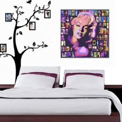 Marilyn Monroe Popart 3 Kanvas Tablo - 