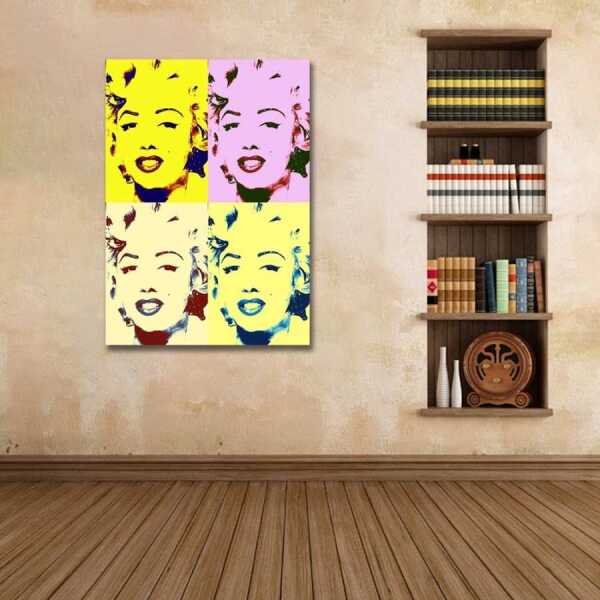 Marilyn Monroe PopArt Kanvas Tablo