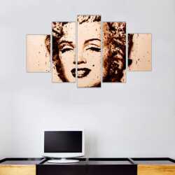 Marilyn Monroe Popart Kanvas Tablo - 