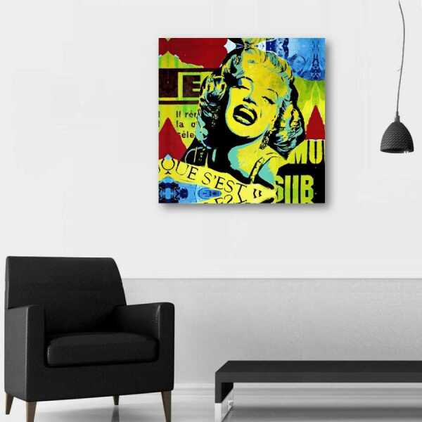 Marilyn Monroe Popart Tablo