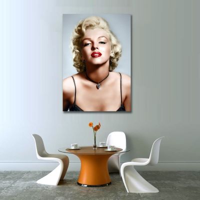 Marilyn Monroe Renkli Kanvas Tablo