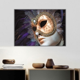 Maskeli Balo Kanvas Tablo - 