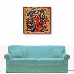 Maskeli Müzisyenler Tablo - 