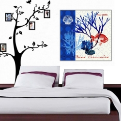 Mavi Beyaz Kanvas Tablo 2 - 