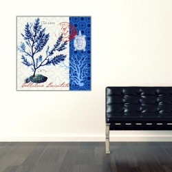 Mavi Beyaz Tablo Kanvas Tablo - 