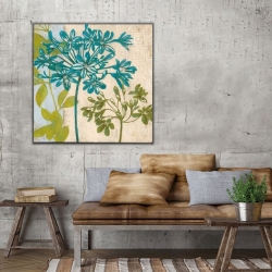 Mavi Otlar Kanvas Tablo - 