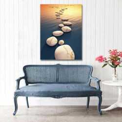 Meditasyon Taşlar Kanvas Tablo - 