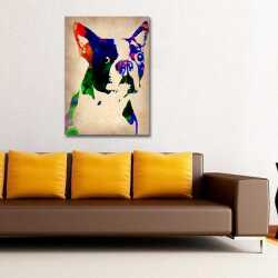 Minik Köpek Kanvas Tablo - 