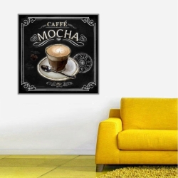 Mocha Kafe Kanvas Tablo - 