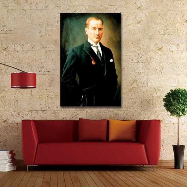 Mustafa Kemal Atatürk Kanvas Tablo