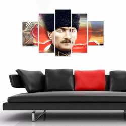 Mustafa Kemal Atatürk Kanvas Tablo - 