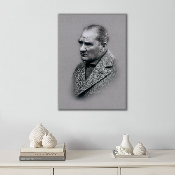 Mustafa Kemal Atatürk Portre Kanvas Tablo