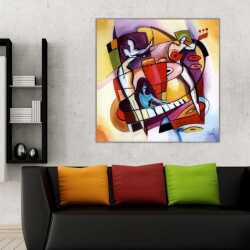 Müzik Ahengi Kanvas Tablo - 