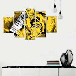 Müzisyenler Kanvas Tablo - 