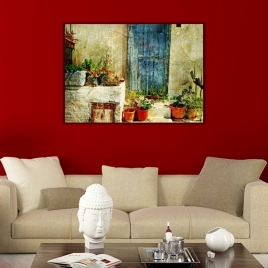 Naif Sanatsal Kanvas Tablo - 