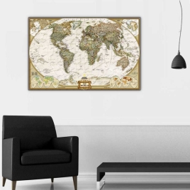 National Geographic Dünya Haritası Tablosu - 