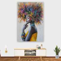 Native Africian Women Kanvas Tablo - 1