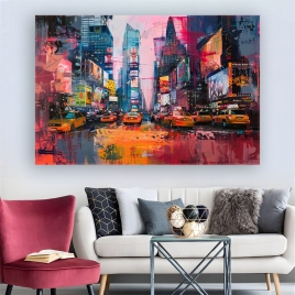 Newyork NYC Kanvas Tablo - 