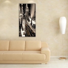 Newyork Times Meydanı Dikey Panoramik Kanvas Tablo - 