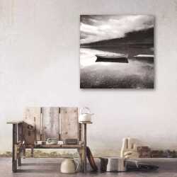 Nostarjik Sessizlik ve Kıyı Kanvas Tablo - 