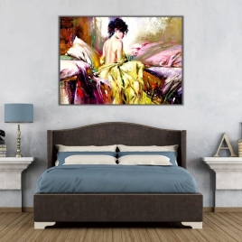 Nü Kadın 4 Kanvas Tablo - 