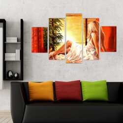 Nü Kadın Kanvas Tablo - 