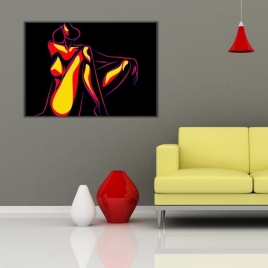 Nü Kadın Tablosu Kanvas Tablo - 