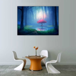 Ormanın Derinliklerindeki Ağaç Tablosu - 