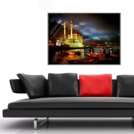 Ortaköy ve Boğaz Köprüsü Kanvas Tablo - 