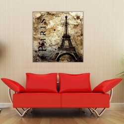 Paris Eyfel Kulesi Kanvas Tablo 2 - 