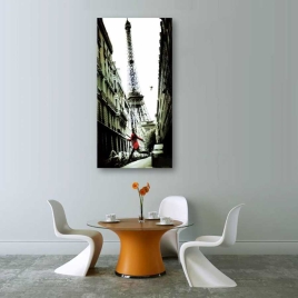 Paris Sokaklarından Eyfel Kulesi Tablo - 