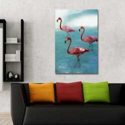 Pelikanlar Kanvas Tablo - 