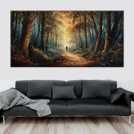 Ormanın Derinlikleri Kanvas Tablo - 
