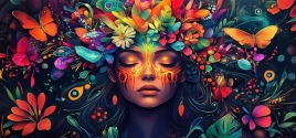 Psyhedelic Women Kanvas Tablo - 2