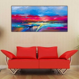 Renk Diyagramları Panoramik Kanvas Tablo - 