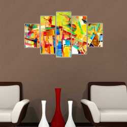 Renk Harmonisi Kanvas Tablo - 