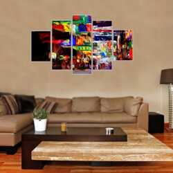 Renkler Dünyası Kanvas Tablo - 